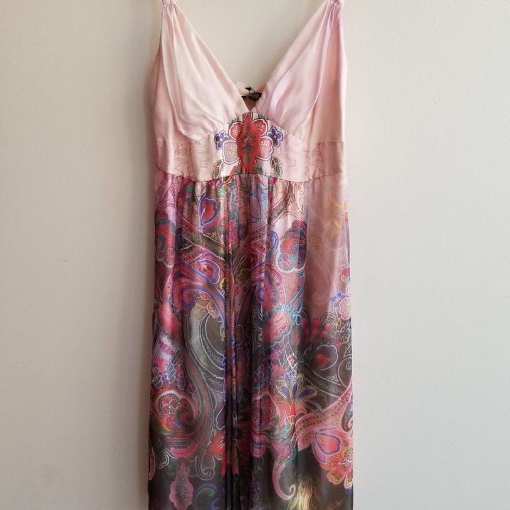 New with tags High-end 100% silk slip dress, size S, balletcore
